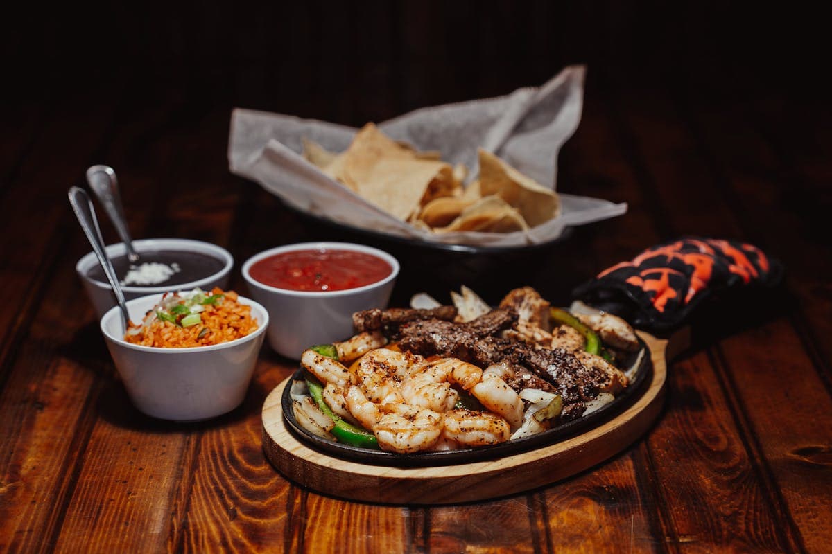 Sizzling fajitas