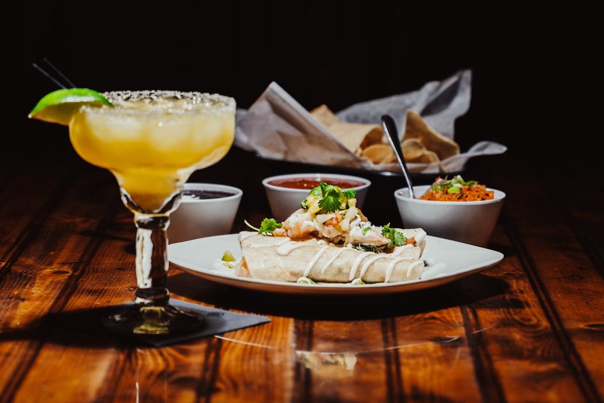 Enchiladas and sides