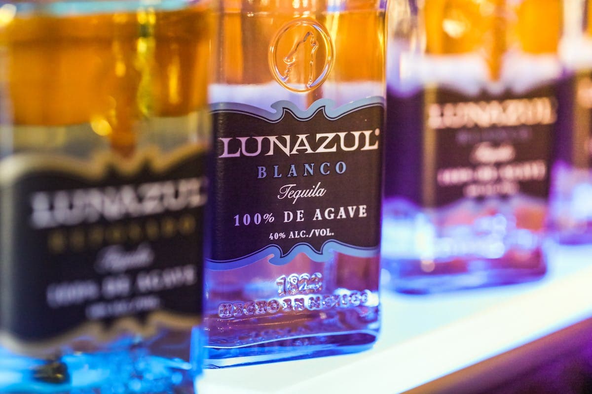 Tequila bar at Agave Roja