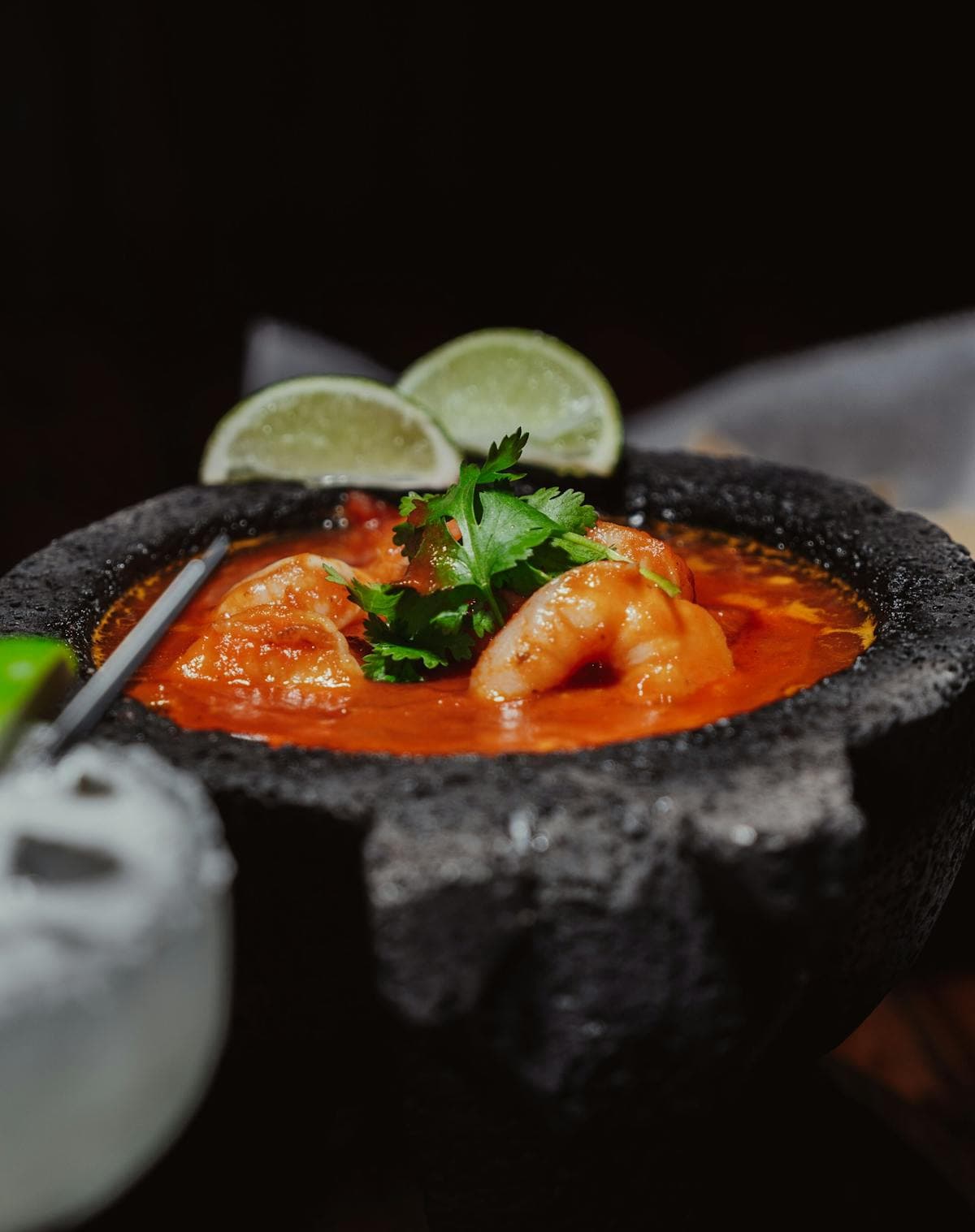 Molcajete shrimp